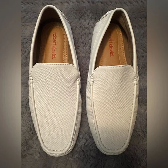 White Loafers for Men - Size 10.5 - Picture 1 of 5